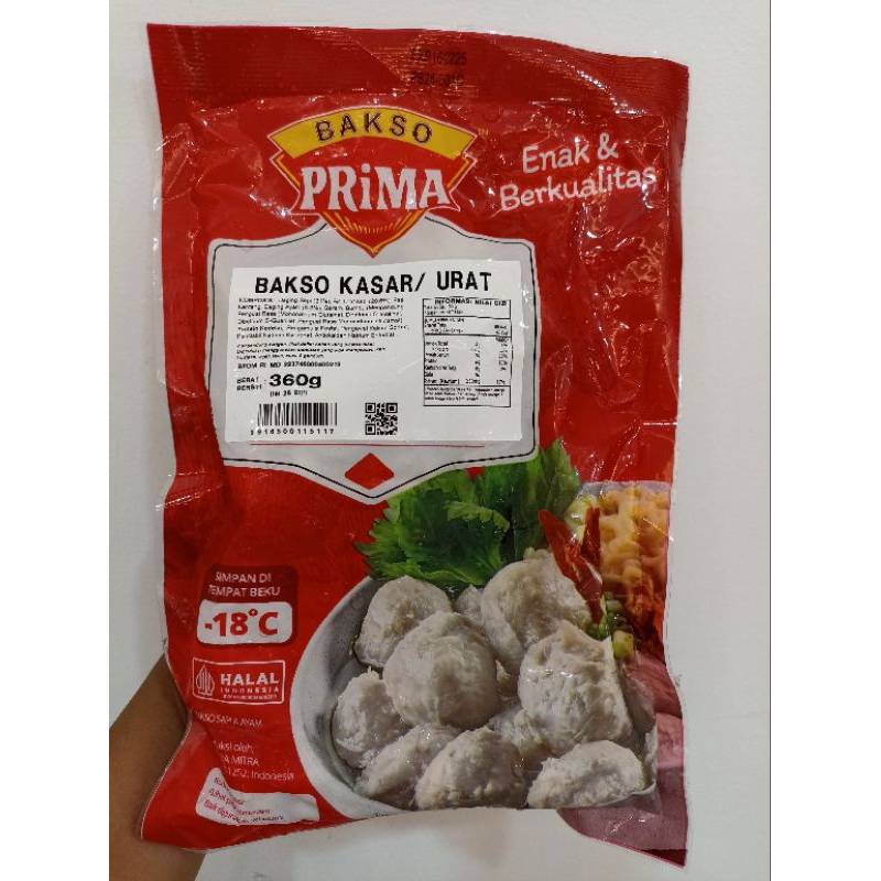 

Prima Bakso Sapi 25bj Kasar/urat