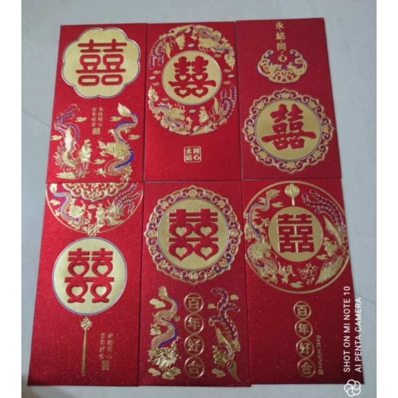 

Angpao Wedding Panjang 6lbr 9x12 tebal shimmer