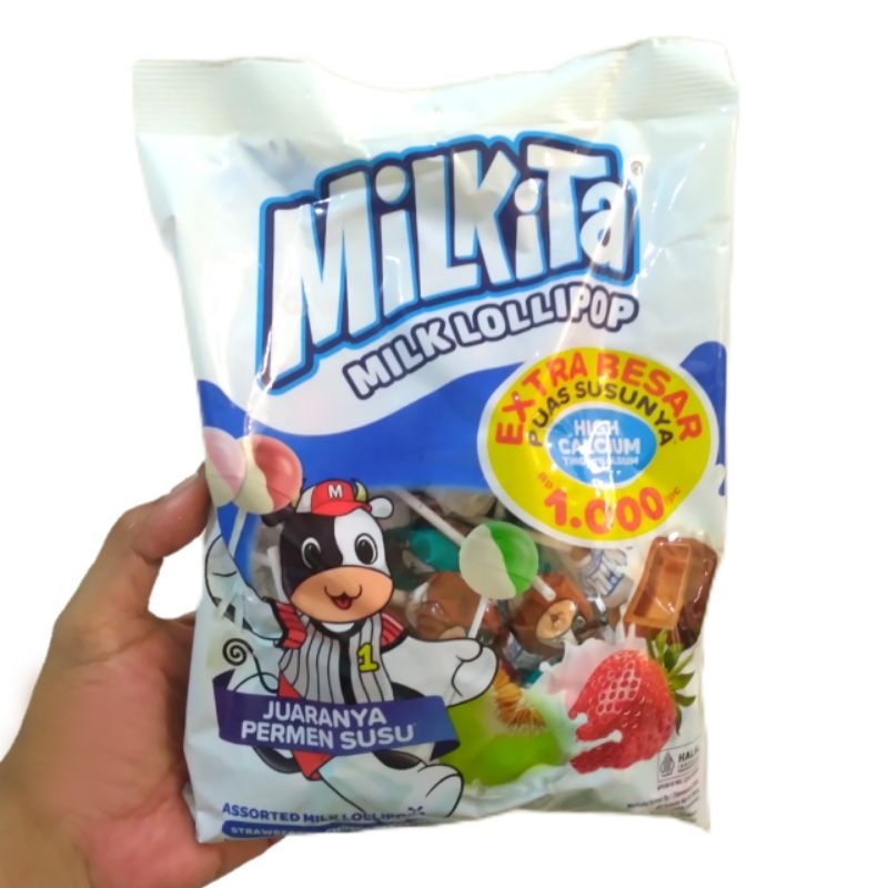 

Permen Lolipop Milkita 1pack isi 40pcs Permen Susu 1000an