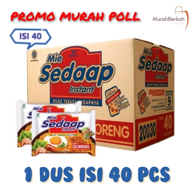

Sedaap Goreng Mie Instan 90 gr 1 Dus Promo Murah Berkah