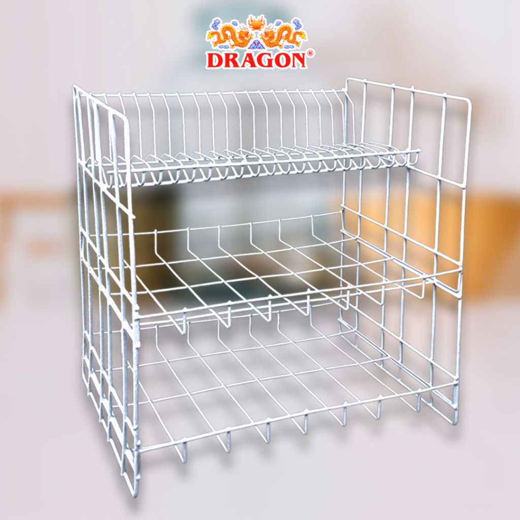 Rak Piring Dragon 732 (Rak Piring Duduk Susun 3)