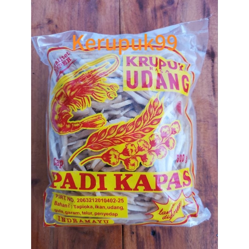 

Kerupuk Udang STIK SIRIAN (Sisa Irisan) Padi Kapas 500gram