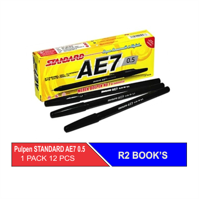 

Pulpen Standard AE7 0.5 hitam