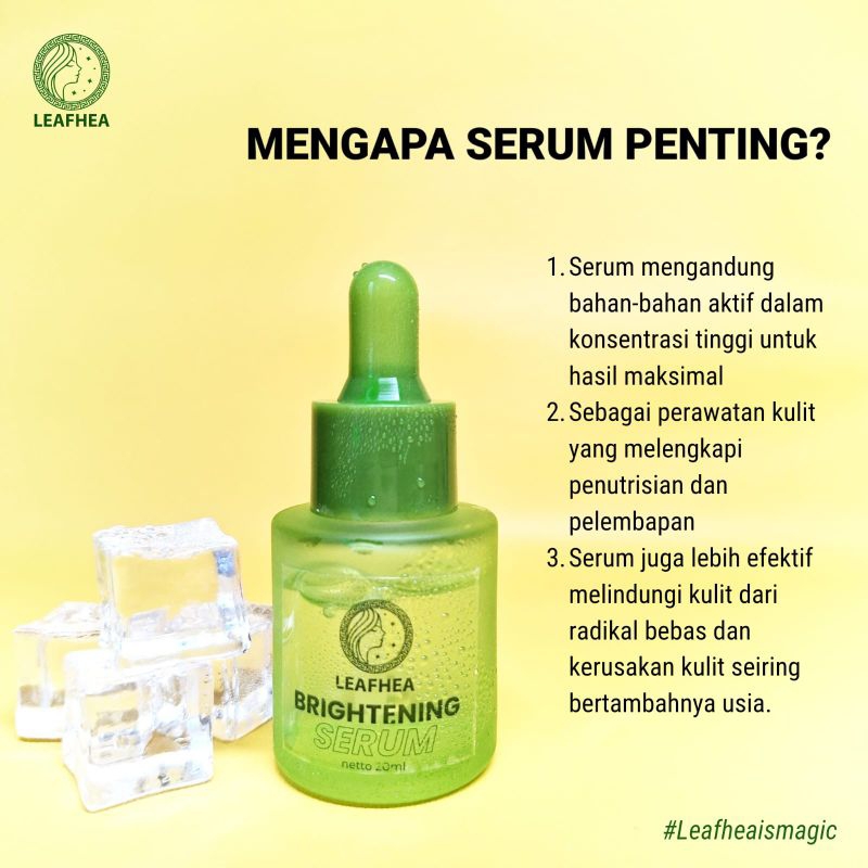 Serum Leafhea. leafhea Brightening plus serum