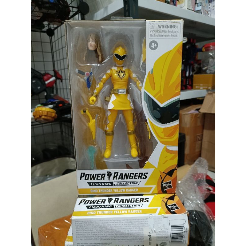 ACTION FIGURE POWER RANGERS LIGHTING COLLECTION DINO RANGER YELLOW RANGER - POWER RANGERS DINO THUND