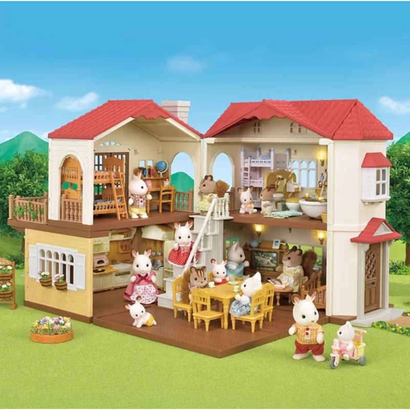 Sylvanian families Senbel family classical castel girls play house