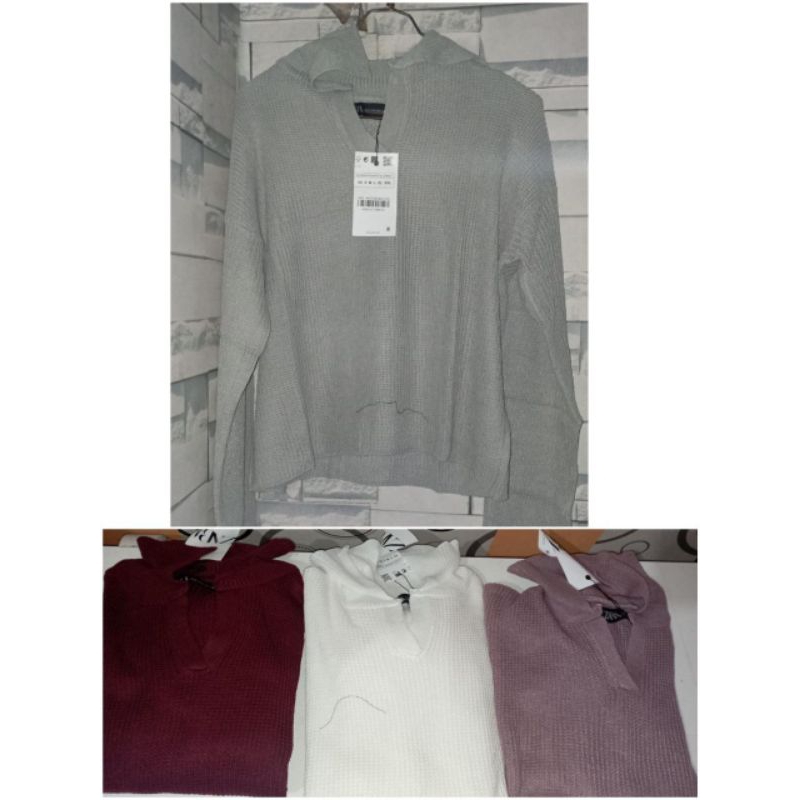 KAOS RAJUT ZARA POLOS