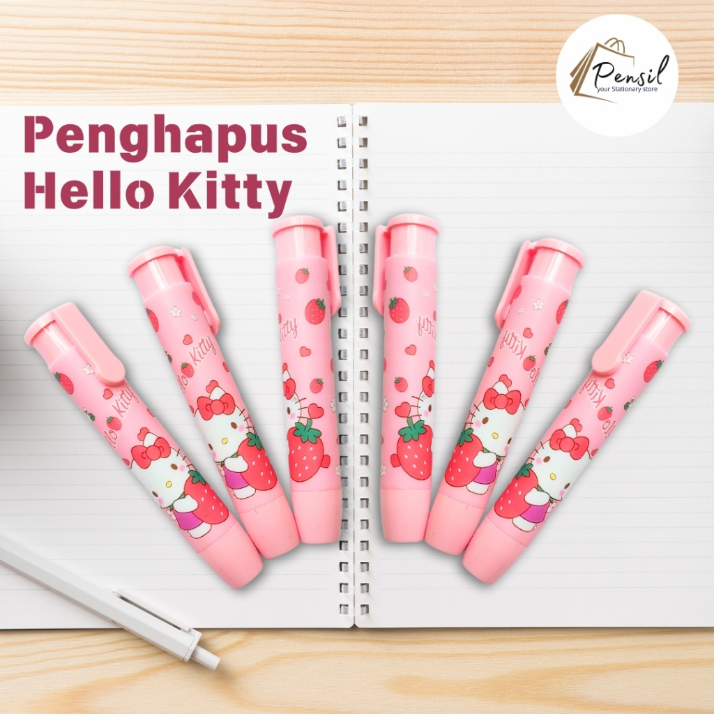 Penghapus Pensil Mekanik Penghapus Pensil Mekanik Lucu Hello Kitty