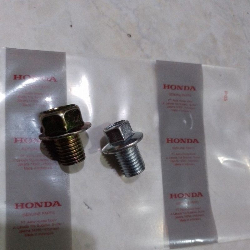 baut tap oli mesin bawah honda vario beat dll