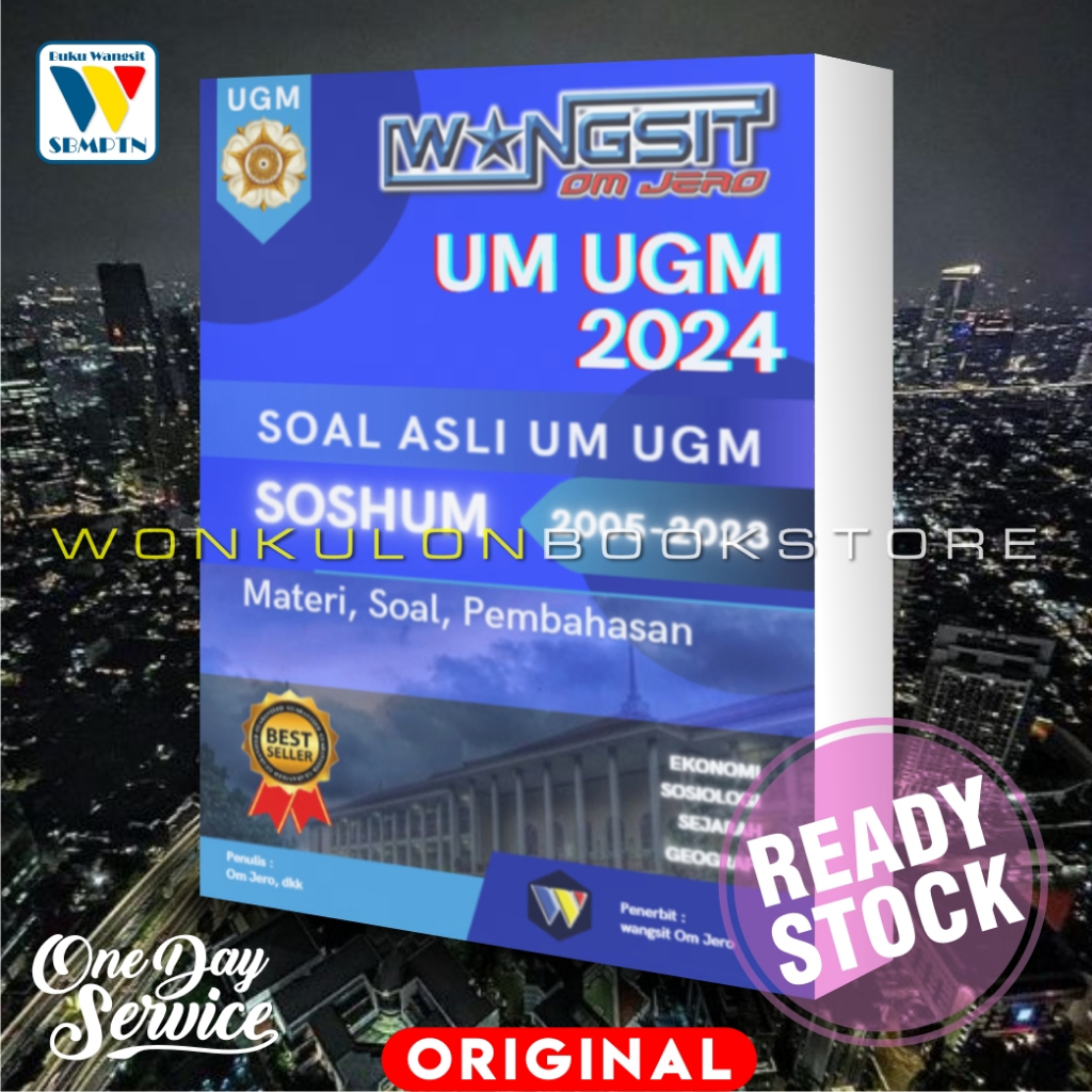 Buku UTUL UM UGM SOSHUM 2024 / UTUL UM UGM SOSHUM / Buku Wangsit UTBK SNBT UTUL UM UGM 2024