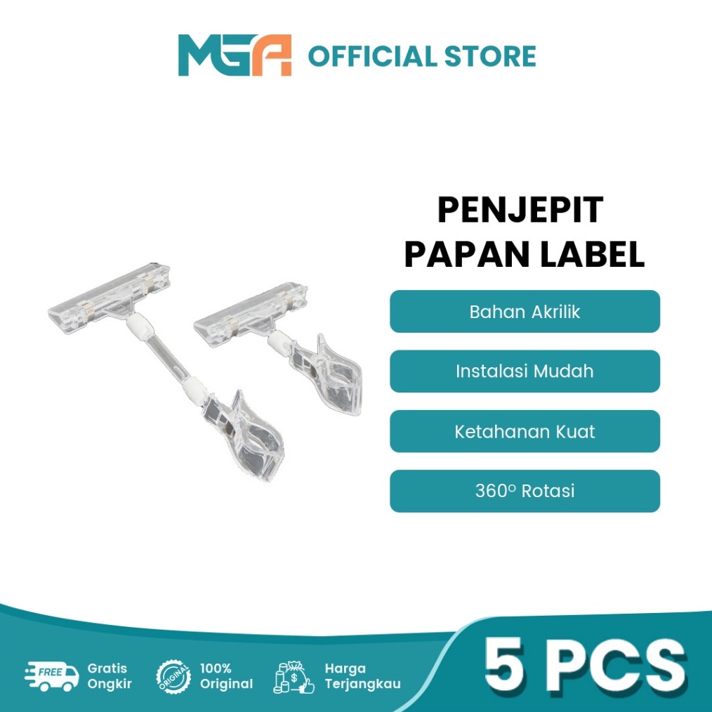 

KODE R98S TAG HANGER TRANSPARAN CLIP PENJEPIT LABEL PENJEPIT PRICE TAG PENJEPIT PROMO AKRILIK