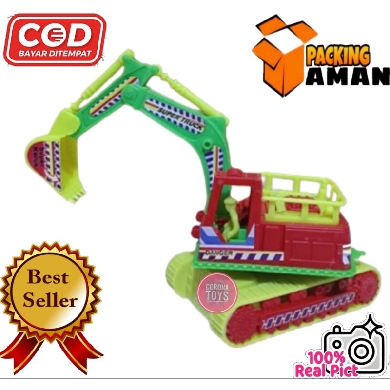 PROMO COD MB120 MAINAN ANAK TRUCK EXCAVATOR / MIANAN TRUK / MAINAN BEKO / BEKO MINI