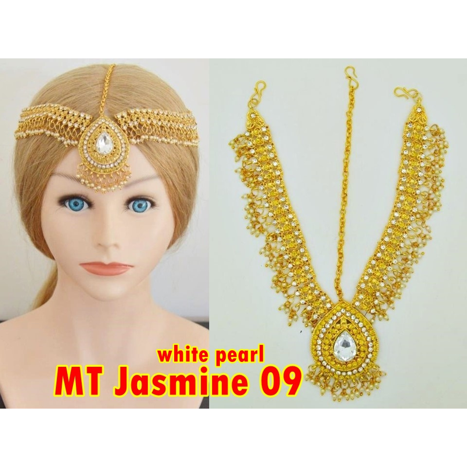 Jasmine Mathapati / Aksesoris Rambut Hijab Pengantin India