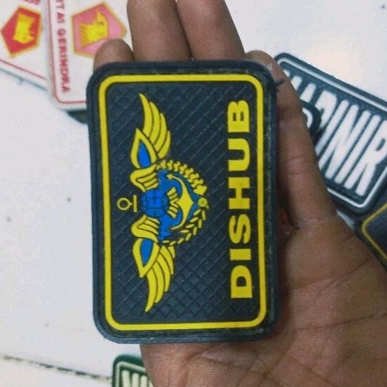 Logo Karet DISHUB logo tempel DISHUB logo perekat DISHUB