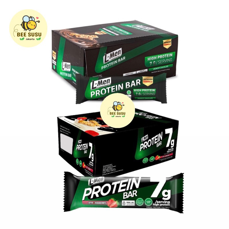 

L-Men Protein Bar Crunchy Chocolate & Strawberry 12 sachet