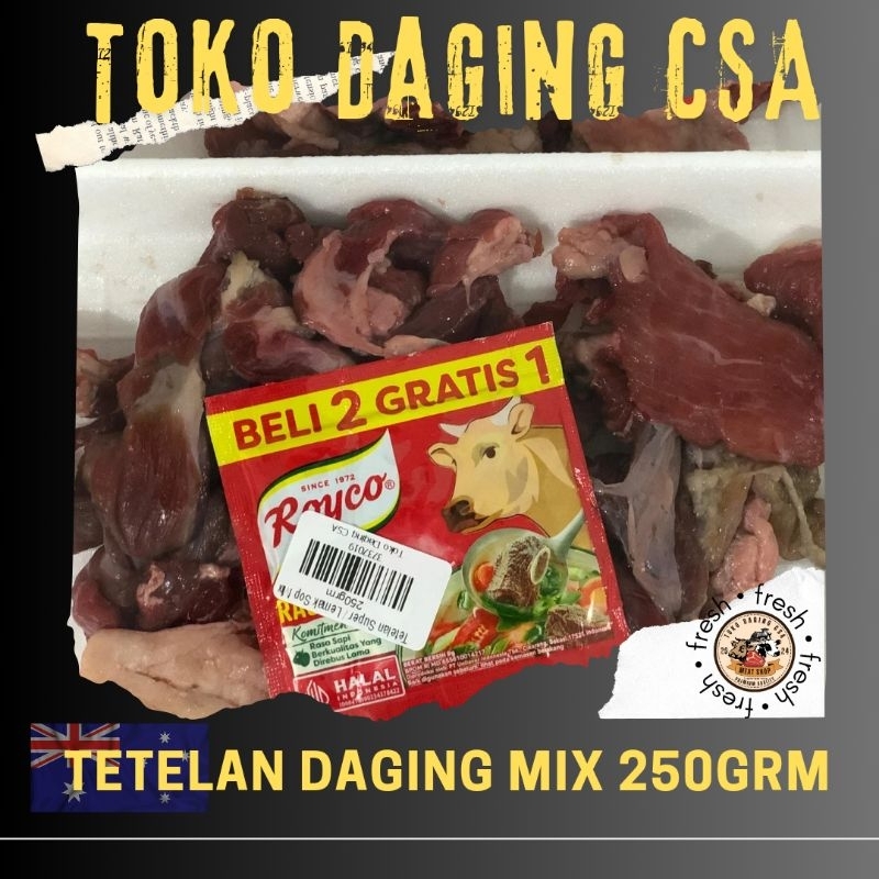 

Tetalan Daging Mix 250grm