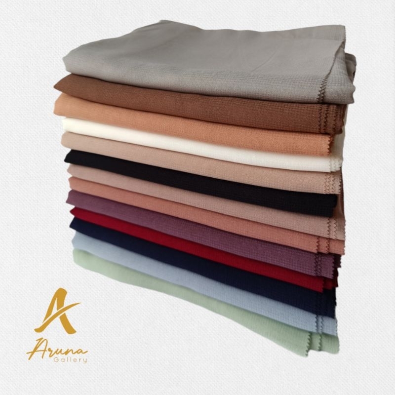 Plain Square Laser cut Premium / Azara logo / azara plat / Daily Scarves / Segi empat polos / Hijab 