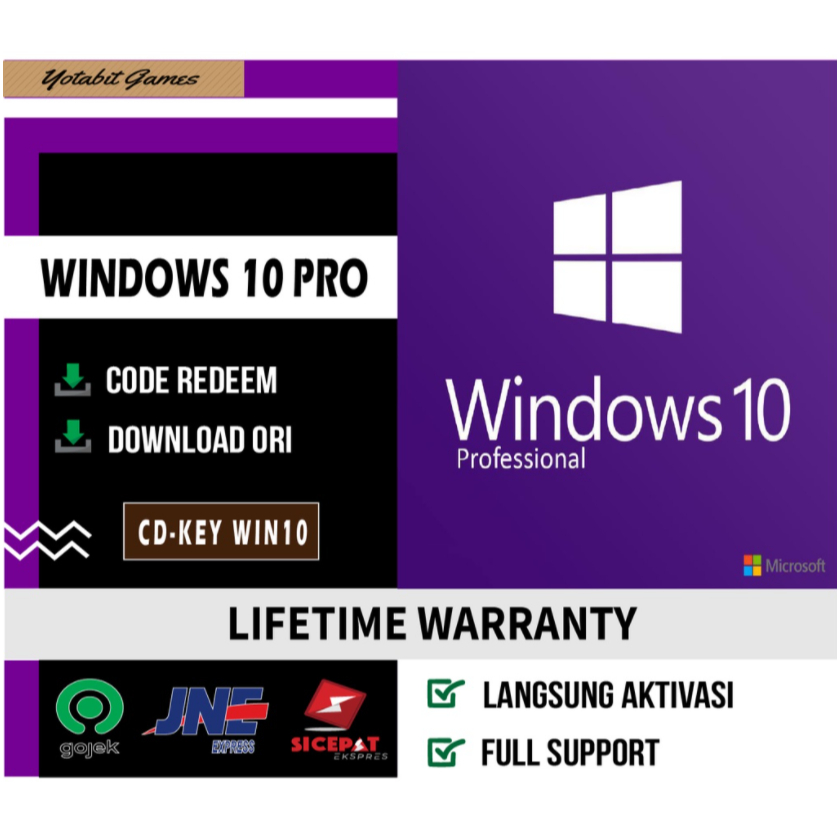 Windows 10 Pro Key Original Lifetimee
