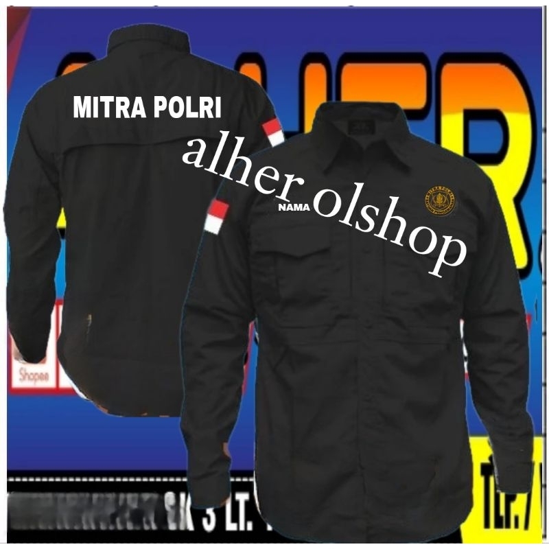 kemeja tactical mitra polri baju tactical mitra polri seragam tactical mitra polri kemeja mitra polr