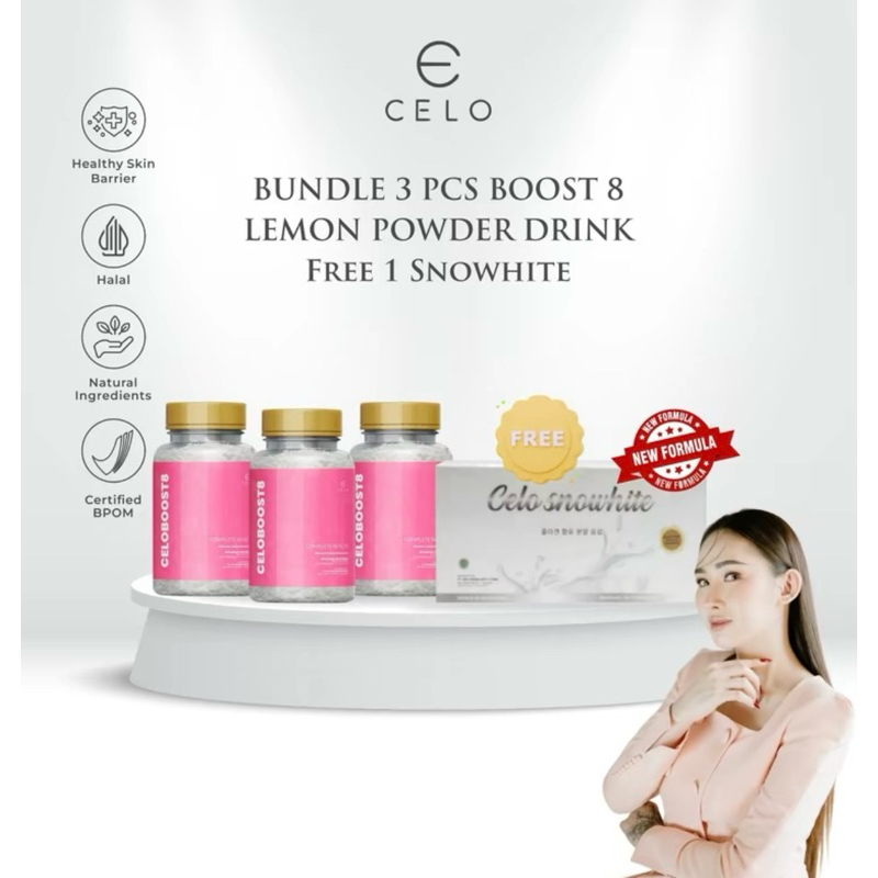 

3 Pcs - Cleo Boost8 Lemon POWDER Drink