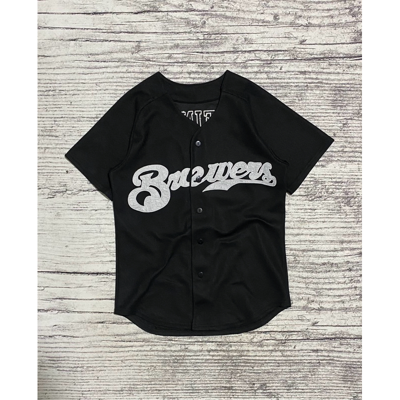 Jersey kemeja baseball bisbol MLB Brewers Greinke 13 second