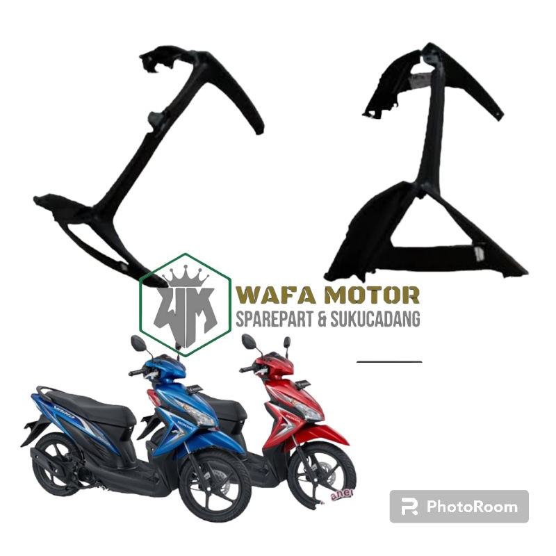 Garnis lis cover bawah lampu depan vario 110 fi led original
