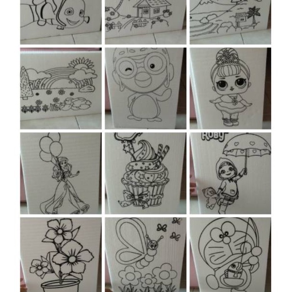 

Styrofoam gabus media mewarnai Styrofoam 1 paket isi 1 pcs ART Q6O4