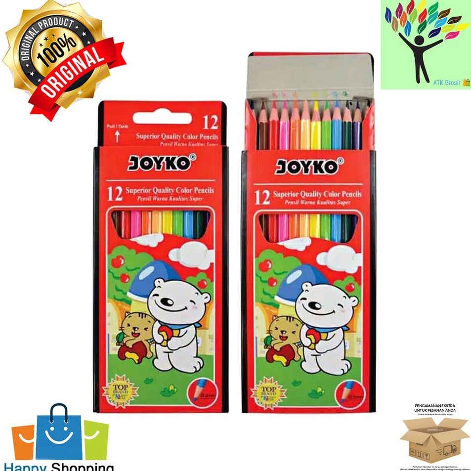 

Serba Hemat Pensil 12 Warna Panjang Joyko