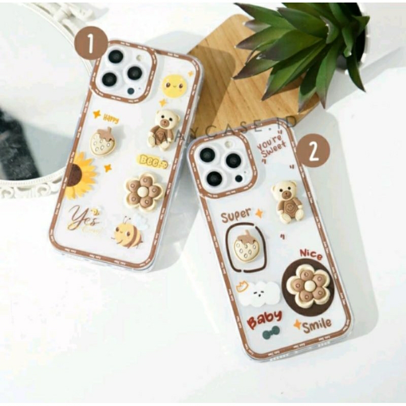 Ready stock premium case 3D bee Samsung A72 Samsung A52