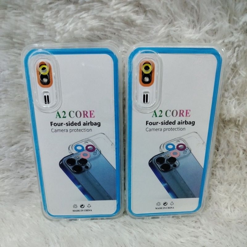 Softcase Casing SAMSUNG A2 CORE Selikon Bening Trasparan Pelindung belakang HP+Camera