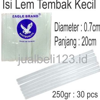 

Kejutan Terkini Isi Lem Tembak Glue Gun Eagle Taiwan Kecil 25gr