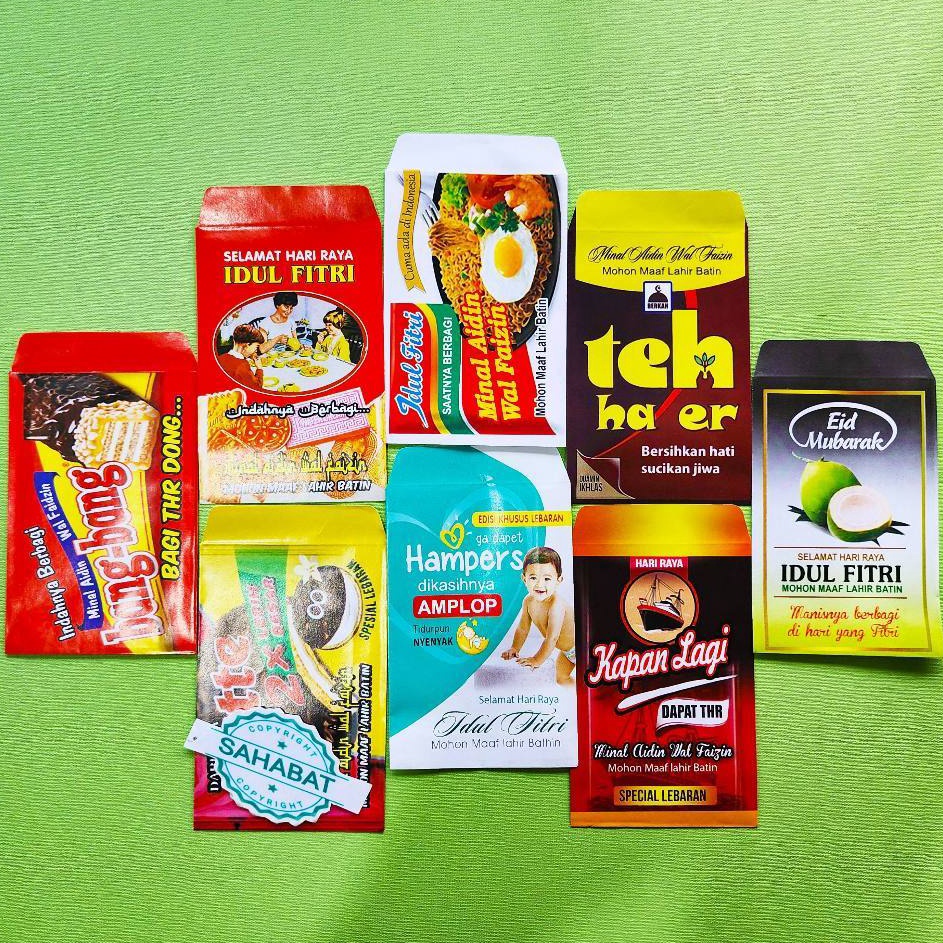 

Kirim Teraman AMPLOP ANGPAU LEBARAN GAMBAR SNACK SERI B UKURAN MEDIUM ISI 5