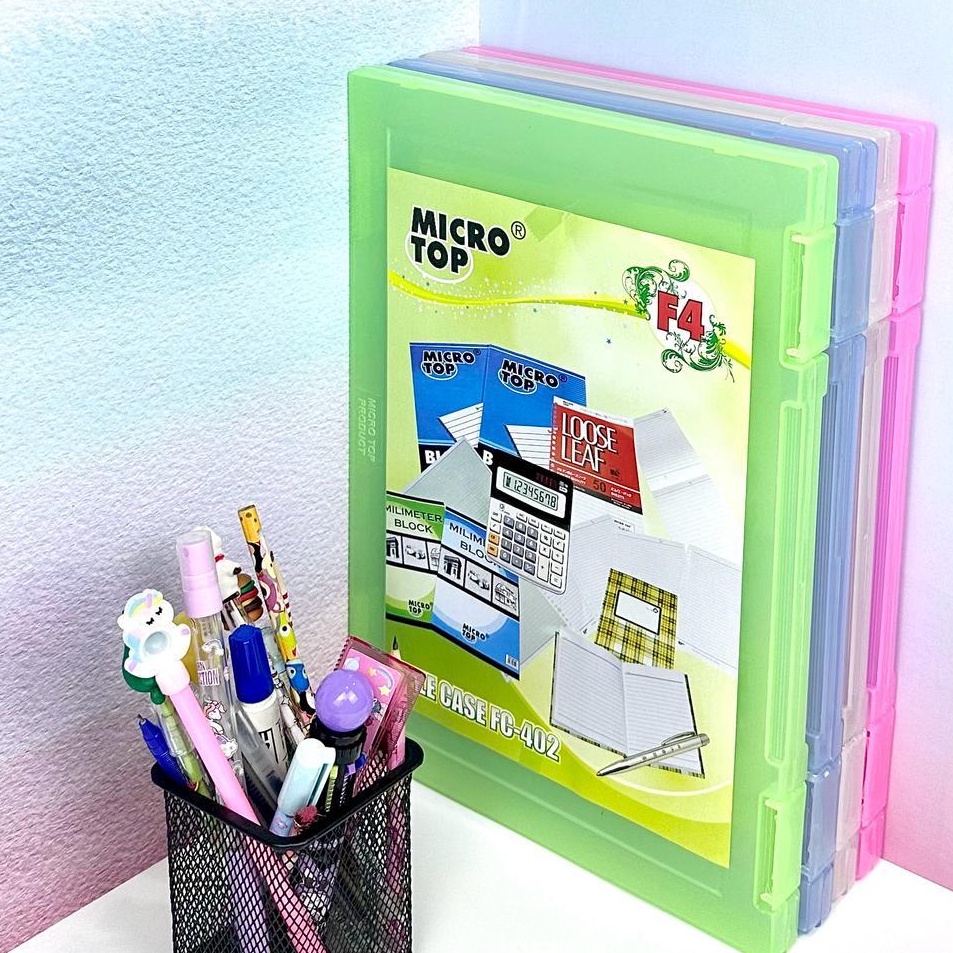 

Super Bahan WAJIB EXTRA PACKING BOS File Case F4 Hard Case Dokumen Map Case Kertas Office Sekolah