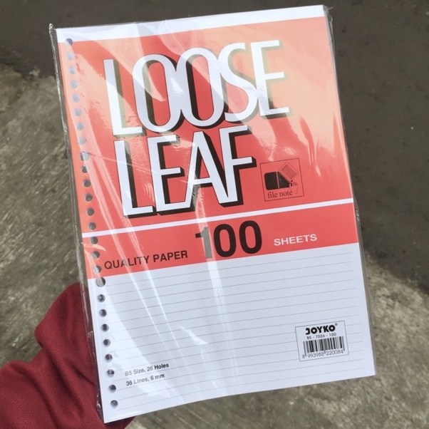

Kejutan Terbaik Kertas Isi binder B5 Joyko 1 lembar