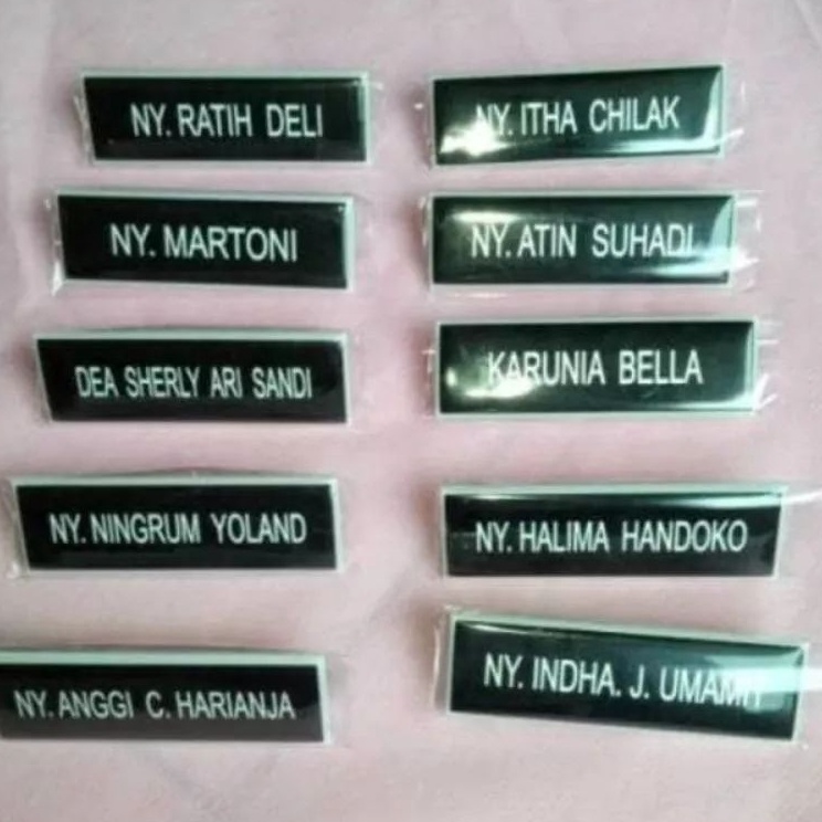 

Ready Terkeren Nametag COATING