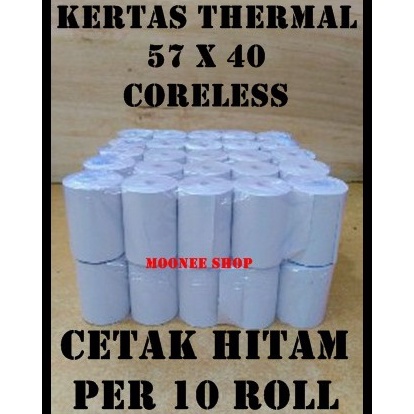 

Sedang Trend Kertas Thermal 57 X 4 57x4 58 x 4 58x4 MM Printer Bluetooth Kasir per 1 Roll Polos