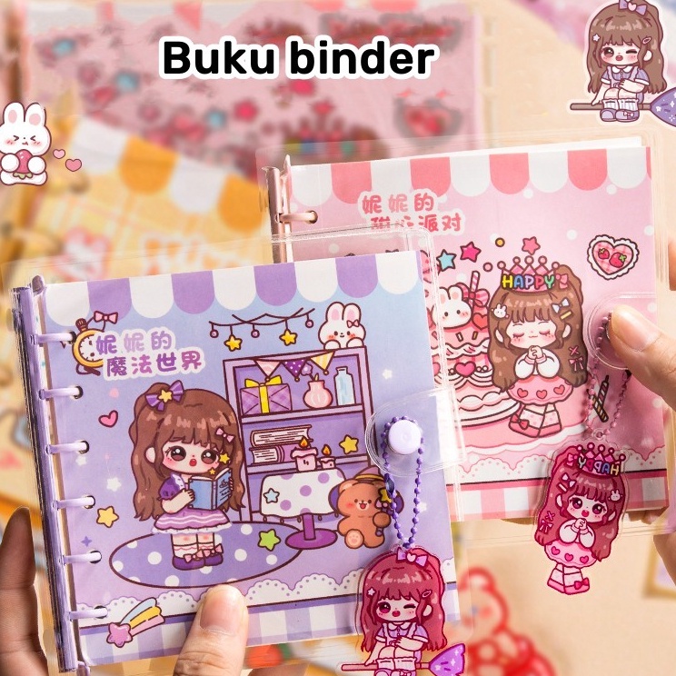 

Super Stock Buku binder aesthetic Spiral notebook looseleaf Notebook kartun Buku catatan lucu Agenda diary notepad Buku tulis karakter sekolah kantor pelajar Scrapbook mini jurnal planner handbook