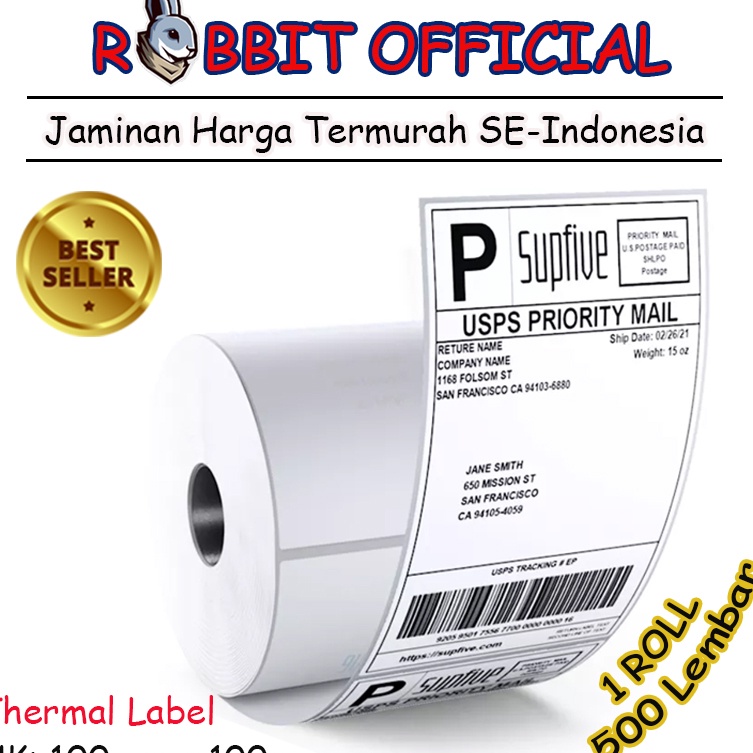 

Kejutan Besar LABEL THERMAL 1 x 1 KERTAS STICKER BARCODE RESI PENGIRIMAN 1x1mm Isi 5 PCS