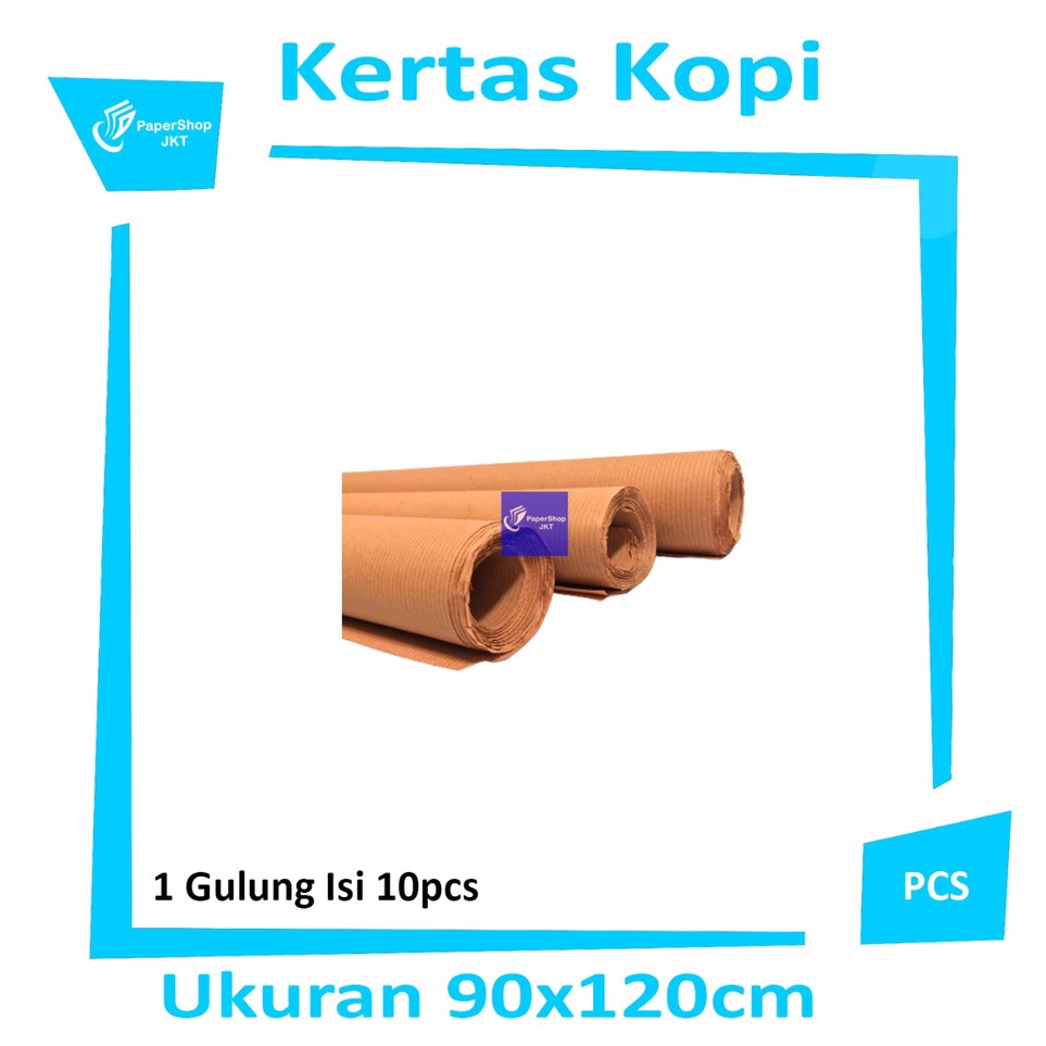 

Garansi Harga Kertas Kopi Warna Coklat isi 1 Lembar Per Roll