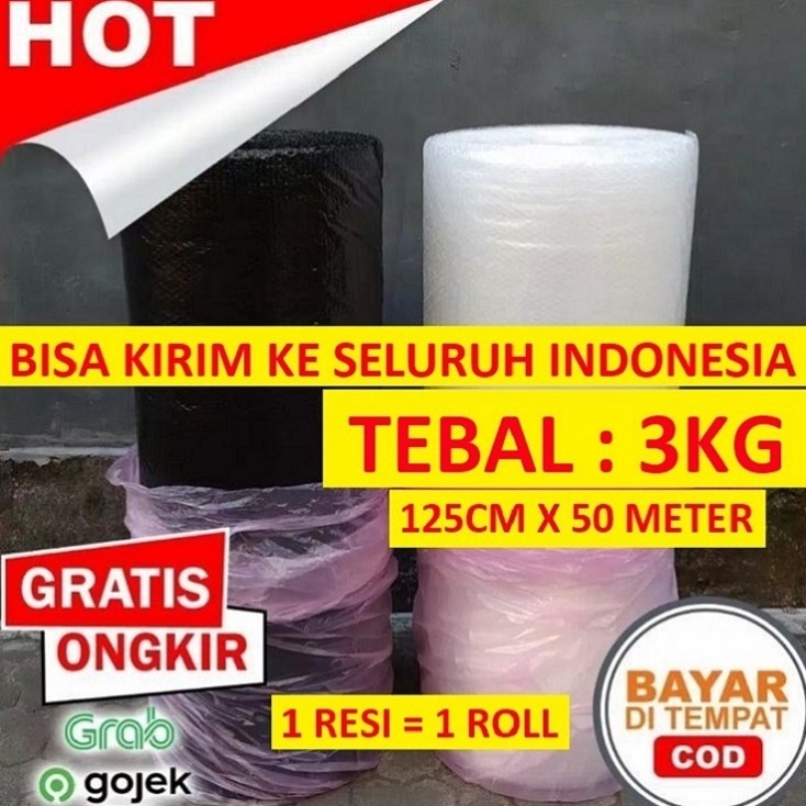 

Pasti Kekinian Bubble Wrap Roll Hitam Bening Tebal Murah