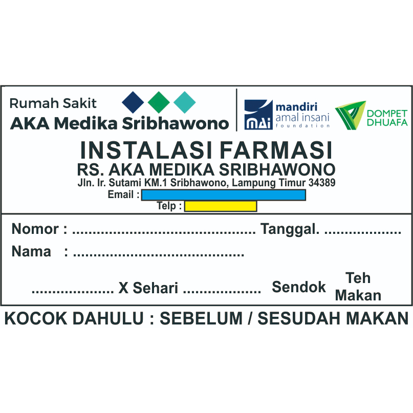 

STICKER OBAT APOTEK CUSTOM SPONSORSHIP PREMIUM