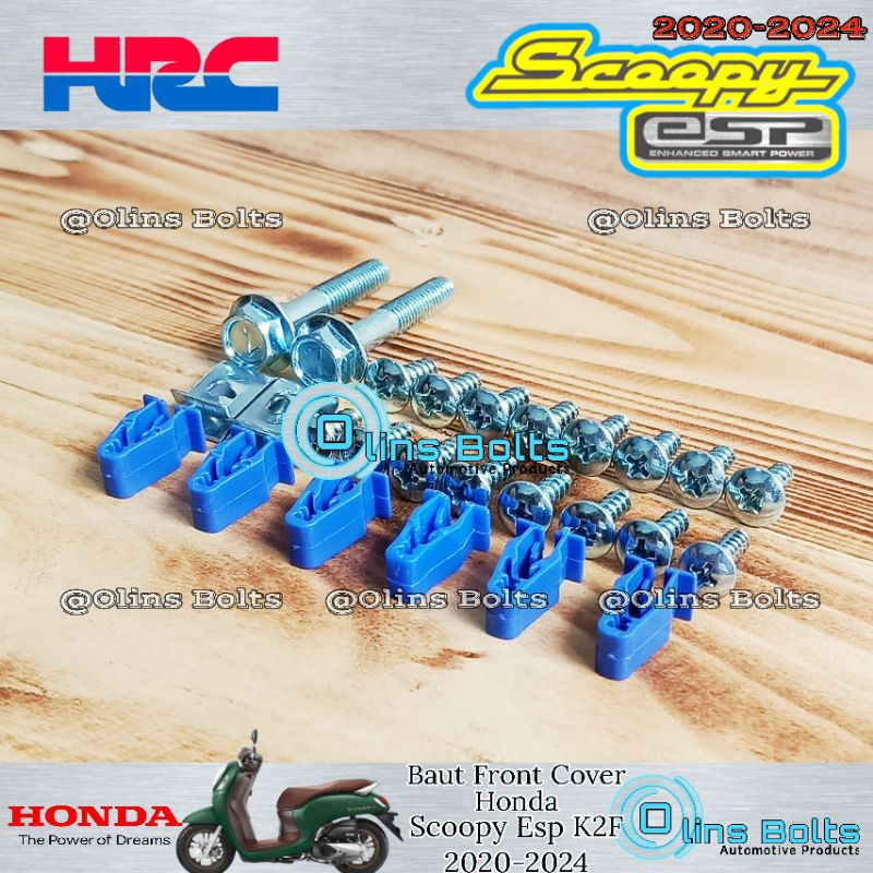 Baut Set Cover Body Depan Honda Scoopy Prestige 2020-2024
