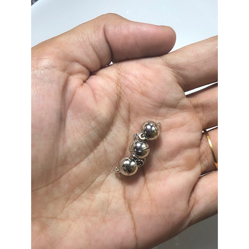 1 Set Magnet bulat magnet love untuk gelang couple