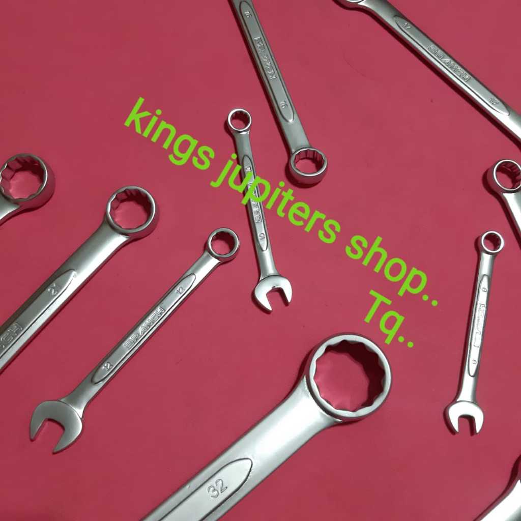 Kunci ring pas 11mm IWT atau BRANCH Combination wrench kunci HEAVY DUTY kunci ringpas