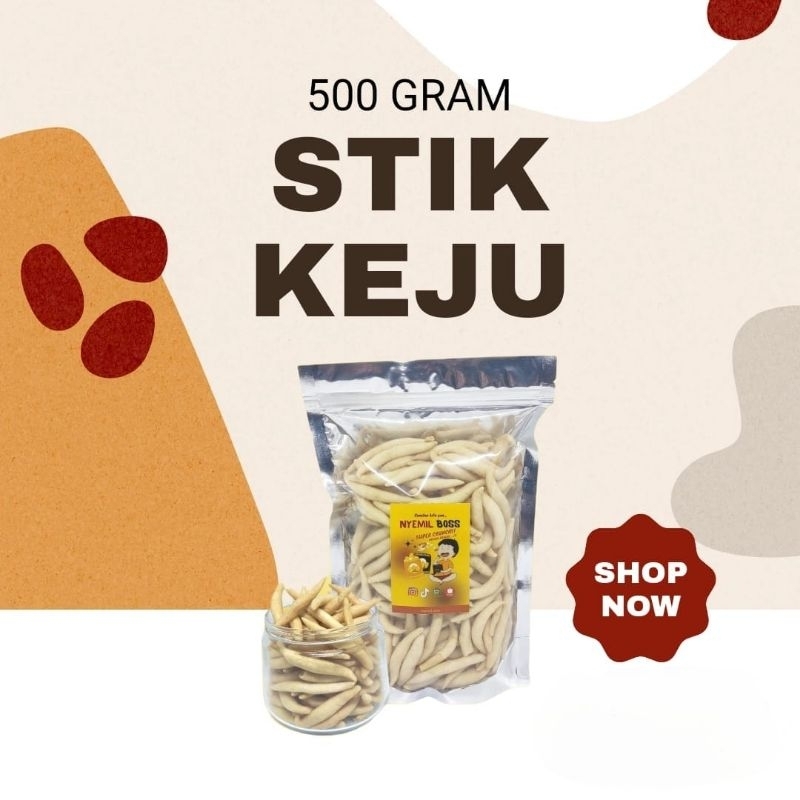 

STIK KEJU / TELUR GABUS KEJU 500 GRAM - CEMILAN SNACK KEKINIAN