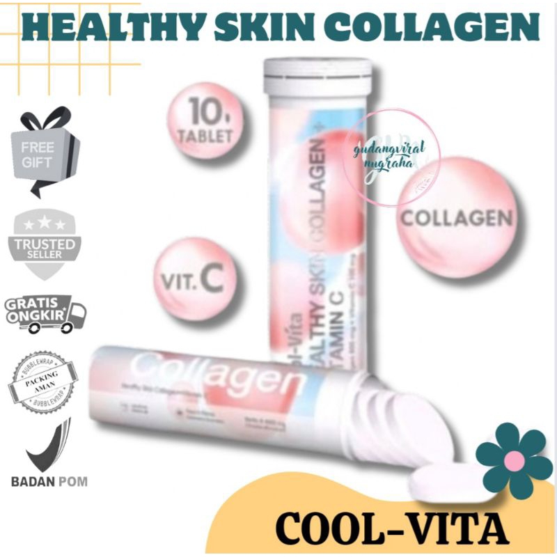 ~GVN~ [HARGA TERMURAH] COOLVITA BEAUTY COOLAGEN MINUMAN COLLAGEN + VIT C COOL VITA HEALTY SKIN GLOW 