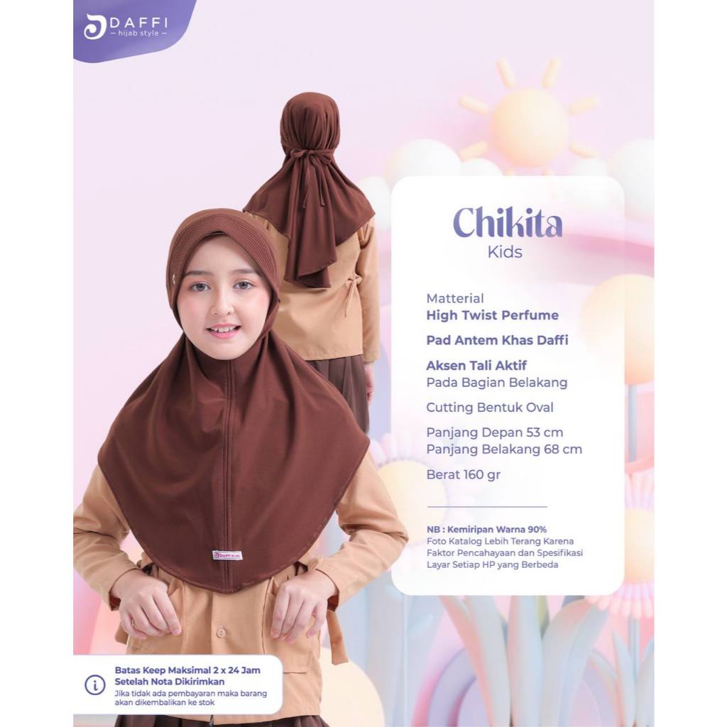 ❤️ ALREHANSTORE ❤️ Hijab Daffi Chikita Series Batch 2 hijab anak instan hijab sekolah anak berkualit