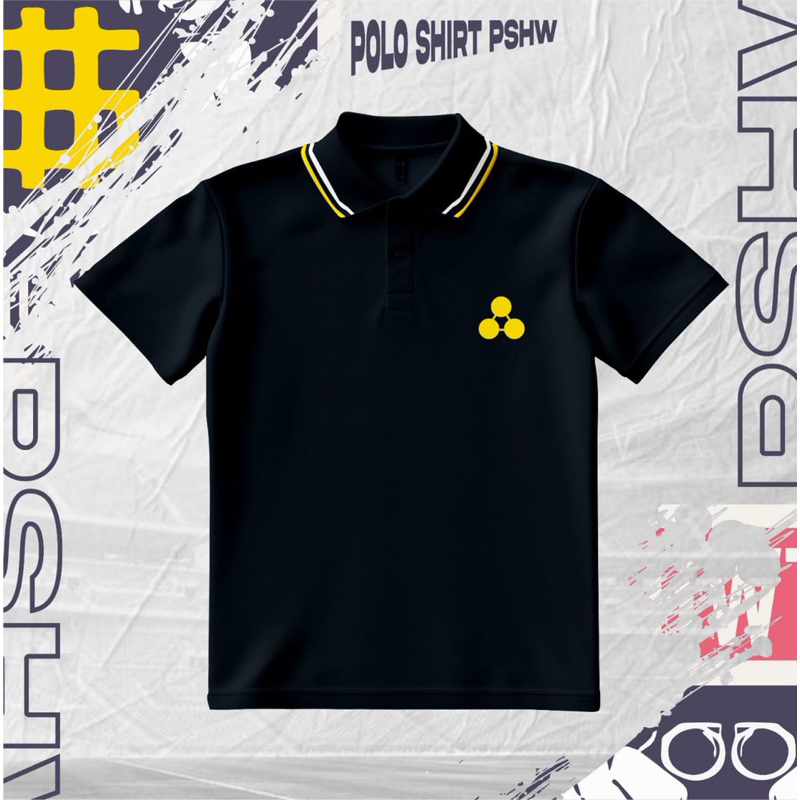 Kaos Polo PSHW Winongo 1903 Ndol Telu Sablon Brodir Premium ESTEKA Cloth