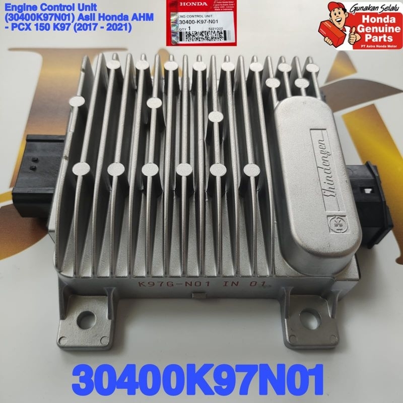 30400-K97-N01 Ecu new pcx 150 NON ABS, ecu pcx 150 CBS, ecm 150 NON ABS 2017 - 2021 ori AHM