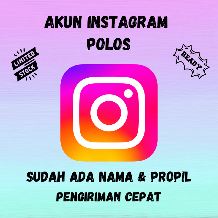 Akun Instagram polos Fresh Akun Ig real